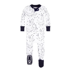 Burt's Bees Baby Baby Boys Pajamas  Zip-front Non-slip Footed Pjs  Organic Cotton and Toddler Sleepers  Midnight Twinkle Bee  12 Months US