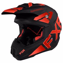 FXR 2022 Torque Team Helmet (X-Small) (BlackRED)