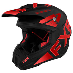 FXR 2022 Torque Team Helmet (X-Small) (BlackRED)