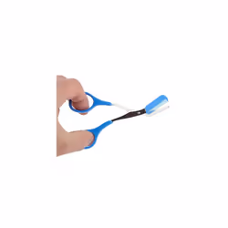 Eyebrow Scissors with Non Slip Finger Grips, Multi