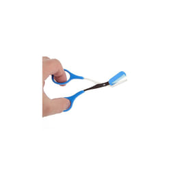 Eyebrow Scissors with Non Slip Finger Grips, Multi