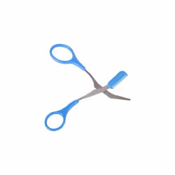 Eyebrow Scissors with Non Slip Finger Grips, Multi