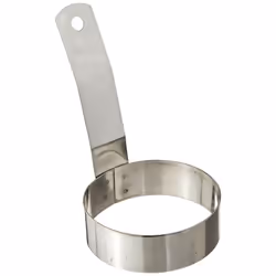 Winco Round Egg Ring 3-Inch Medium Stainless Steel