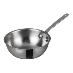 WINCO Mini Wok Stainless Steel  Silver