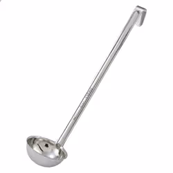 Winco Prime One Piece Stainless Steel Ladle NSF Listed 4 Ounce