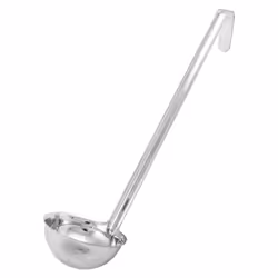 Winco Prime One Piece Stainless Steel Ladle NSF Listed 6 Ounce