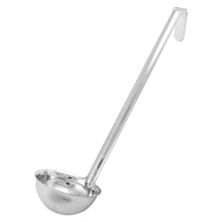 Winco Prime One Piece Stainless Steel Ladle  NSF Listed  6 Ounce