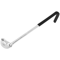 Winco Prime One Piece Stainless Steel Ladle  NSF Listed  4 Ounce  14.5  Black
