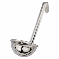 Winco One Piece Stainless Steel Ladle  6 Ounce  6""
