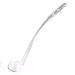 Winco 13 Ladle 3/4oz Clear PC Curve
