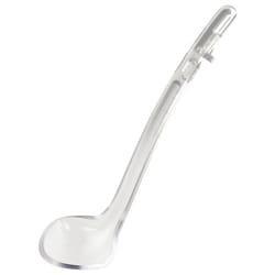 Winco 8-1/2 Ladle  3/4oz  Clear  PC  Curve
