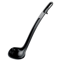 Winco 8-1/2 Ladle  3/4oz  Black  PC  Curve