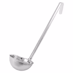 Winco One Piece Stainless Steel Ladle 10 Ounce 12.5