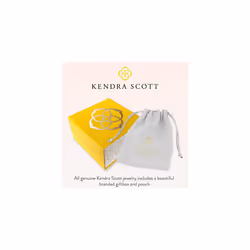 Kendra Scott Elisa Adjustable Length Pendant Necklace for Women  Fashion Jewelry  14k Gold-Plated  Iridescent Drusy