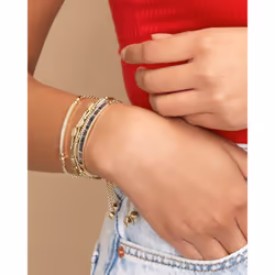 Kendra Scott OTT Adjustable Link Chain Bracelet for Women  Fashion Jewelry  Rhodium-Plated