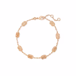 Kendra Scott Emilie Link Bracelet for Women  Fashion Jewelry  14k Rose Gold-Plated  Sand Drusy