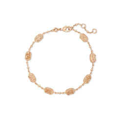 Kendra Scott Emilie Link Bracelet for Women  Fashion Jewelry  14k Rose Gold-Plated  Sand Drusy
