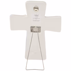 Precious Moments 193432 Overflowing with Love Noah's Ark Ceramic Cross, Multicolor