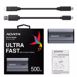 ADATA SE880 500 GB USB Type-C 3.2 Gen 2 (3.1 Gen 2) Wi-Fi Grey - Additional view 7