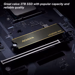 ADATA 2TB SSD Legend 800  NVMe PCIe Gen4 x 4 M.2 2280 Internal Solid S