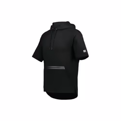 Russell R24TFM.BLK.M Legend Short Sleeve Tech Fleece Hoodie, Black - Medium