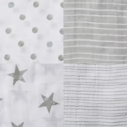 aden + anais s3103 baby blanket Grey, White 112 x 112 cm Boy/Girl