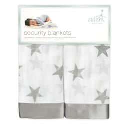 aden + anais S3503 baby blanket Grey, White 40 x 40 cm Boy/Girl