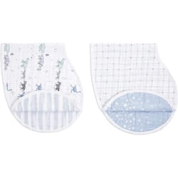 aden + anais Burpy Baby Bib, 100% Cotton Muslin, 4 Layer Multi Use Burping Cloth, Super Soft & Absorbent Burp Rag for Infants, Newborns and Toddlers,