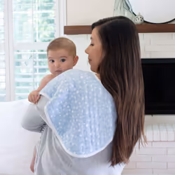 aden + anais Burpy Baby Bib, 100% Cotton Muslin, 4 Layer Multi Use Burping Cloth, Super Soft & Absorbent Burp Rag for Infants, Newborns and Toddlers,