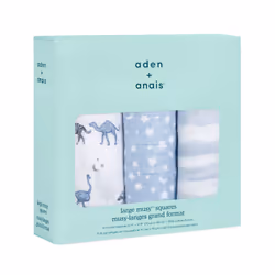aden + anais AMSC30006 swaddle Swaddle blanket L Blue, White