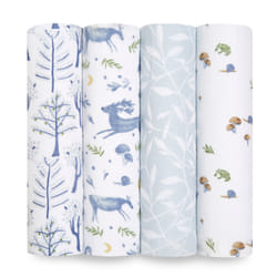 aden + anais Organic Cotton Swaddles 4 pack Outdoors