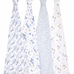 aden + anais Organic Cotton Swaddles 4 pack Outdoors