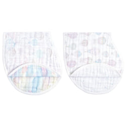 aden + anais organic cotton burpy bibs 2 pack above the clouds
