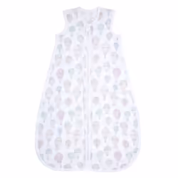 aden + anais organic cotton light sleep sack above the clouds 6-18 months