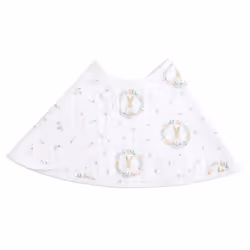 aden + anais EBBC10025, Novelty bib, Multicolour, Pattern, Animal pattern, Rabbit, 571 mm