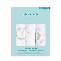 aden + anais EWCC30013 wash cloth/mitt Multicolour Cotton