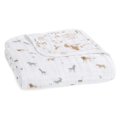 aden + anais ADBO10007 baby blanket Multicolour, White 120 x 120 cm Boy/Girl