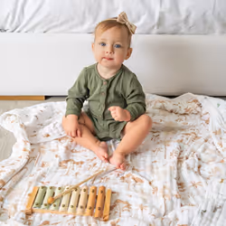 aden + anais ADBO10007 baby blanket Multicolour, White 120 x 120 cm Boy/Girl