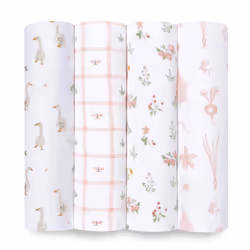 aden + anais ESWC40031, Swaddle blanket, Multicolour, Pattern, Cotton, Muslin, Boy/Girl, Machine wash cold