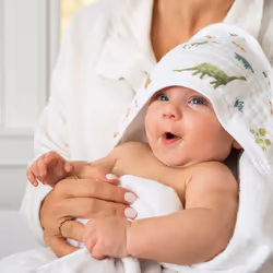 aden + anais EHTC20025 baby towel Multicolour, White Cotton 2 pc(s)