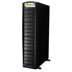 Vinpower Digital SharkCopier LightScribe SATA DVD/CD Tower 20x Optical disc duplicator Black 15 copies
