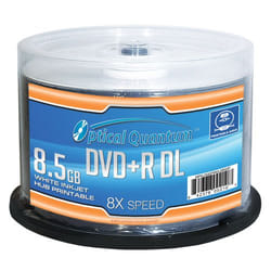 Optical Quantum OQDPRDL08WIP blank DVD 8.5 GB DVD+R DL 50 pc(s)