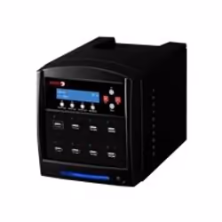 Vinpower Digital USB107, USB flash drive duplicator, 7 copies, USB 2.0, Black, Windows 2000/XP/Vista 32bit, 280 W