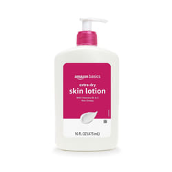 Amazon Brand  Solimo ExtraDry Skin Lotion with Vitamins B5  E 16 fl oz