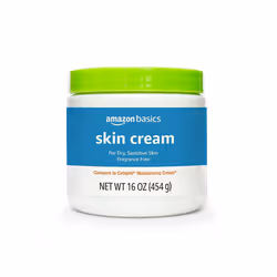 Amazon Basics Ultra Moisturizing Skin Cream for Dry Sensitive Skin Dermatologist Tested Fragrance Free 16 Ounce 1 Pound Pack ...