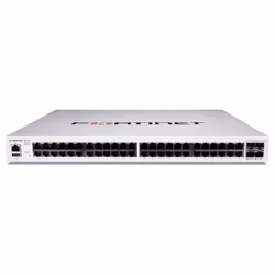 Fortinet 448E-POE, Gigabit Ethernet (10/100/1000), Power over Ethernet (PoE), Rack mounting, 1U