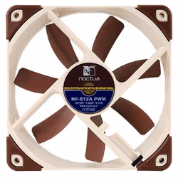 Noctua NF-S12A PWM computer cooling system Computer case Fan 12 cm Beige, Brown - Additional view 4