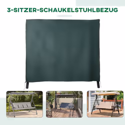 Outsunny Outdoor Patio Hammock Porch Swing Cover with UV  Water  & Dust Fighting Material  81"""" x 49"""" x 65""""