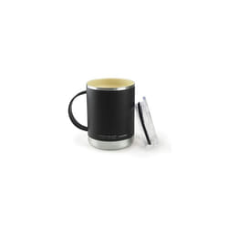 Asobu Ultimate Stainless Steel Ceramic Inner Coating Insulated Mug 12 Ounce (Black)