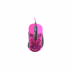 CHERRY XTRFY M4 RGB, Right-hand, Optical, USB Type-A, 16000 DPI, Black, Pink